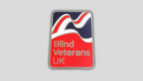 Blind veterans pin badge - veterans, uk