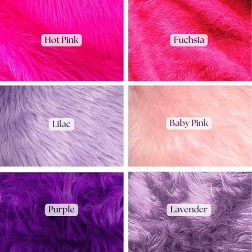 Fluffy shaggy faux fur fabric - faux,