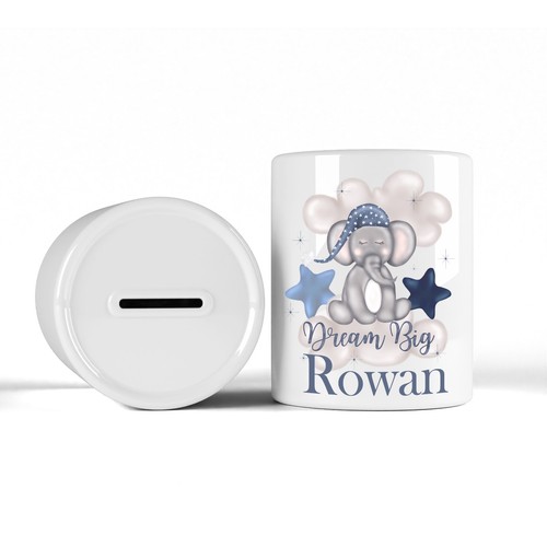 Personalised money box cute - box,
