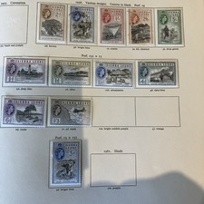 SIERRA LEONE 1956 PART SET TO