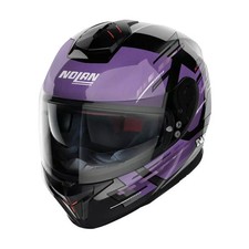 NOLAN N80-8 METEOR BLACK PURPLE GLOSS FULL FACE MOTORCYCLE MOTORBIKE HELMET