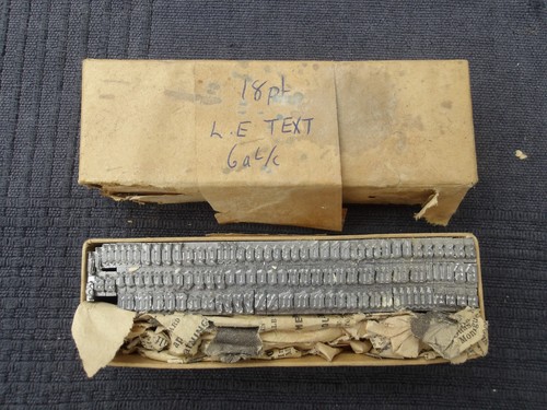 Vintage letterpress 18pt - letterpress,