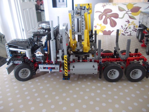 Lego technic logging truck - lego,