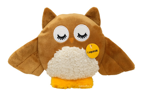 Soft plush owl dog - owl, toy