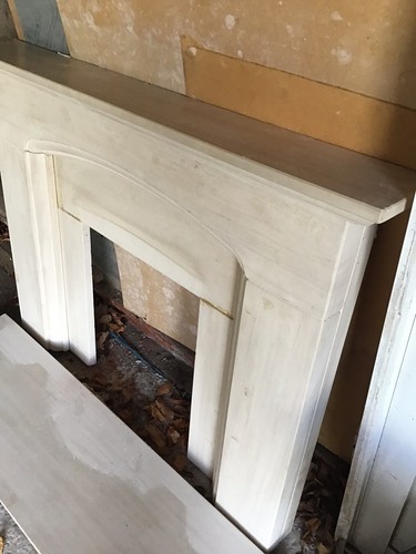 Stone fireplace surround and - stone,