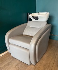 D I R - BEAUTY SALON BACKWASH UNIT WITH ADJUSTABLE BASIN & ADJUSTABLE LEGREST
