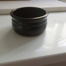Small Black/Dark Brown Glazed