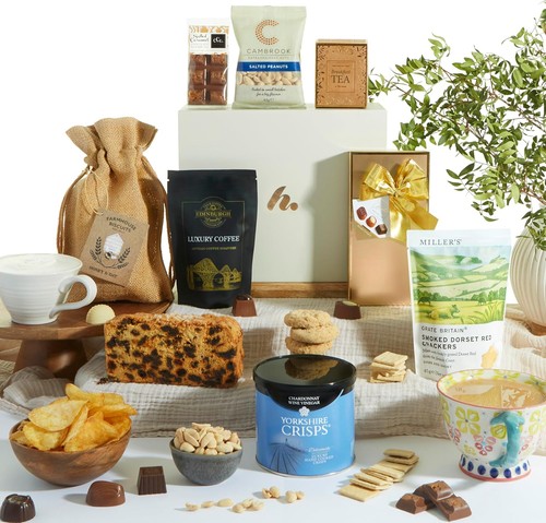Luxury gourmet food hamper - food,