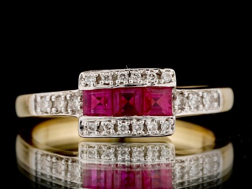 Art deco style - art, 18ct