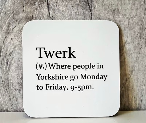 Piece funny twerk coaster - 1,