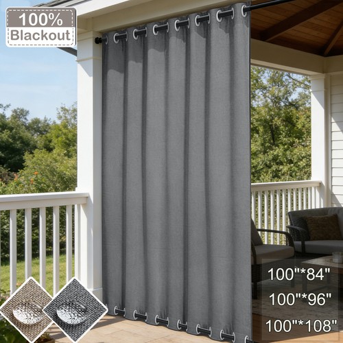 Blackout outdoor curtain patio - curtain,