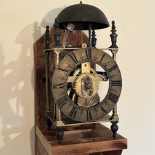 Lantern clock 18thc antique - lantern,