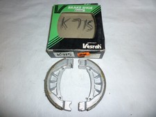 VESRAH BRAKE SHOE SET K715, KAWASAKI KX50 KX80 KLX110, SUZUKI RM60 DR-Z110