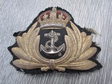 Royal Navy Early Possibly Original ww1 Period Bullion Cap Badge