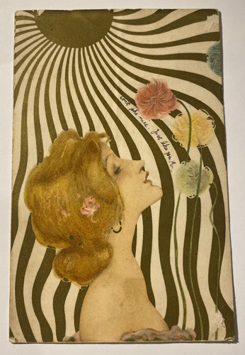 Postcard raphael kirchner - kirchner, sun