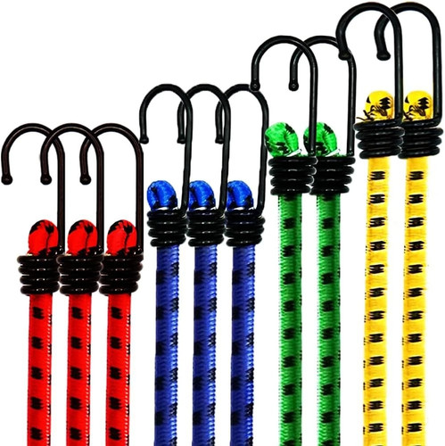 Bungee straps cords set - 12,