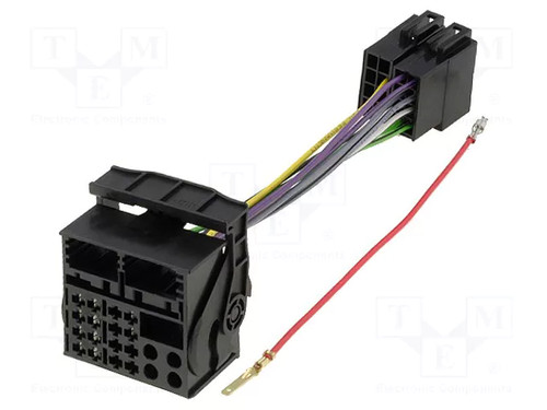 Radio iso quadlock connector - radio,iso,quadlock,