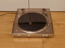 Denon DP-200USB Silver Fully Automatic USB Recorder Turntable 2 Speeds Mint
