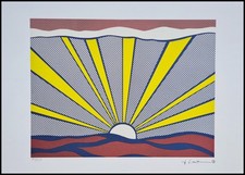 Roy Lichtenstein * Sunrise * 50 X 35 CM * Signed Lithograph * Limited # 60/150