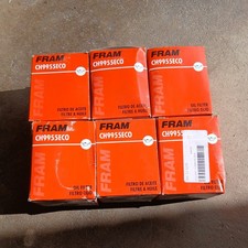 6 x Fram CH9955ECO Oil Filter fits alpina b5,b7,bmw,5 series e60,e61,e67,morgan