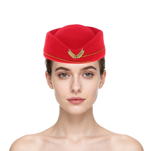 Cosplay hat stewardess woolen - cosplay,
