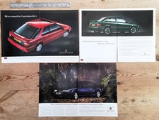 ROVER 220 TURBO / 216 GTI  COUPE  -  3  LARGE SIZE COLOUR ADVERTS  -  ORIGINAL