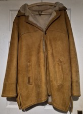 Medium Vintage Antartex Scottish Loch Lomond Sheepskin Wool Coat Jacket 
