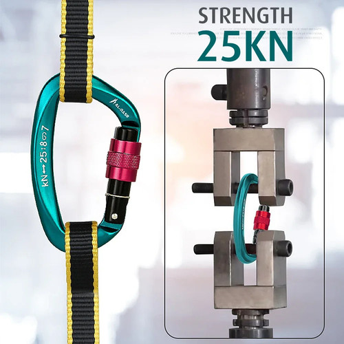 25kn rock climbing carabiner - climbing,