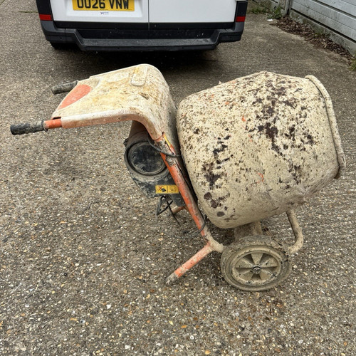Portable cement mixer drum - portable,