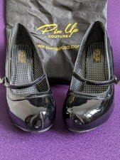Pin Up Couture Black Patent