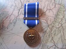 NATO MEDAL - EX YOUGOSLAVIE BAR - GENUINE MEDAL - AS ISSUED CONDITION - 
