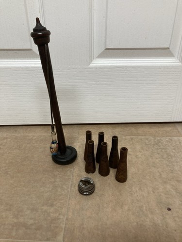 Vintage wooden bar skittles - wooden,