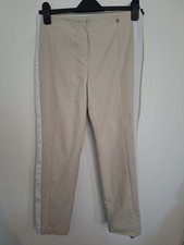Robell Beige And White Stripe