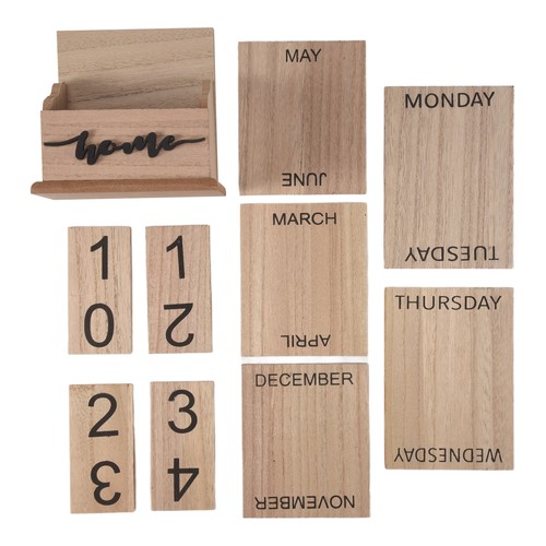 Wooden flip desk blocks - wooden,
