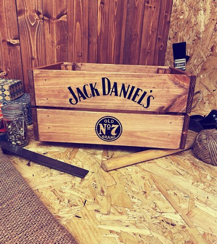 Jack daniels wooden crate - jack,