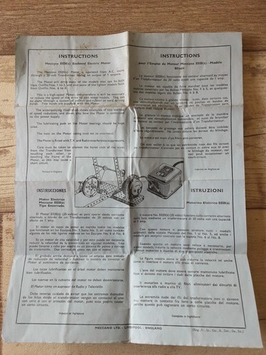 Meccano e020 enclosed - meccano,