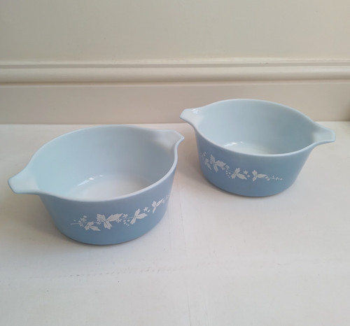 Vintage pyrex azure blue - pyrex,