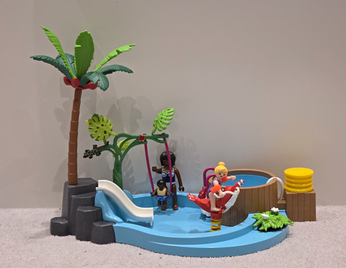 Playmobil swimming pool - playmobil,
