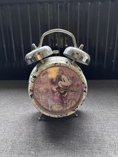Rare Mickey Mouse Alarm Table Clock Tested