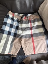 Burberry Check Swim Shorts
