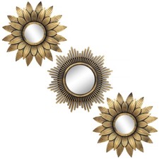 Set of 3 Sunburst Decorative