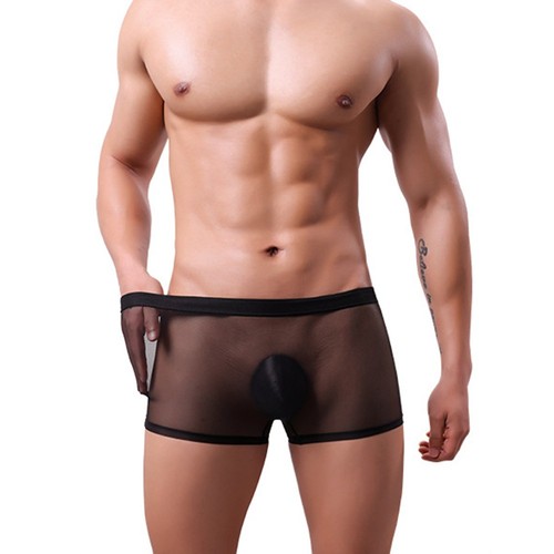Men see through boxer - see,