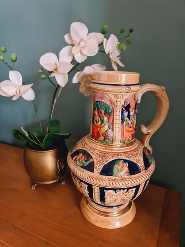 German stoneware jug vase - german,