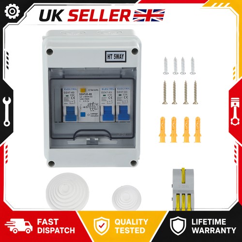 Mains fuse box - fuse, mcb