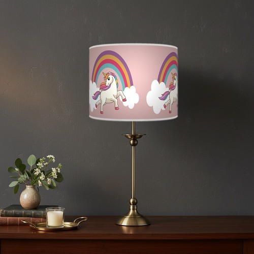 52cm antique brass table lamp - 52cm,