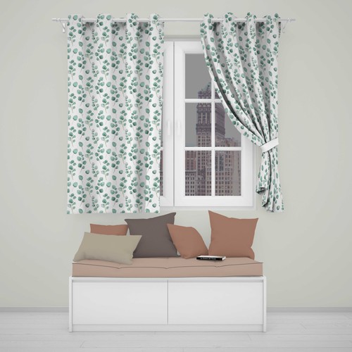 Blackout eyelet curtains soft - curtains,