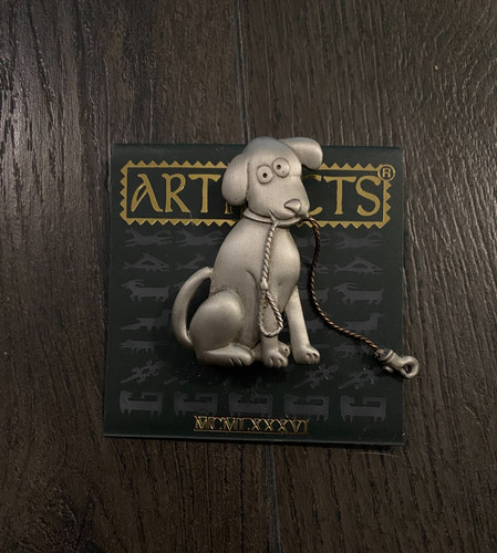Vintage jonette jewelry dog - jj,
