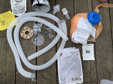 Bestway Fast Set Swim Pool - 10ft. Treatment kit, pH strips, Chlorine dispenser.