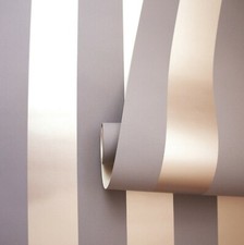 Stripe Metallic Wallpaper