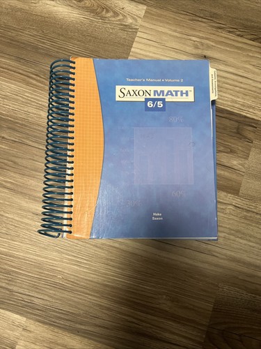 Saxon math teacher - saxon, 6/5
